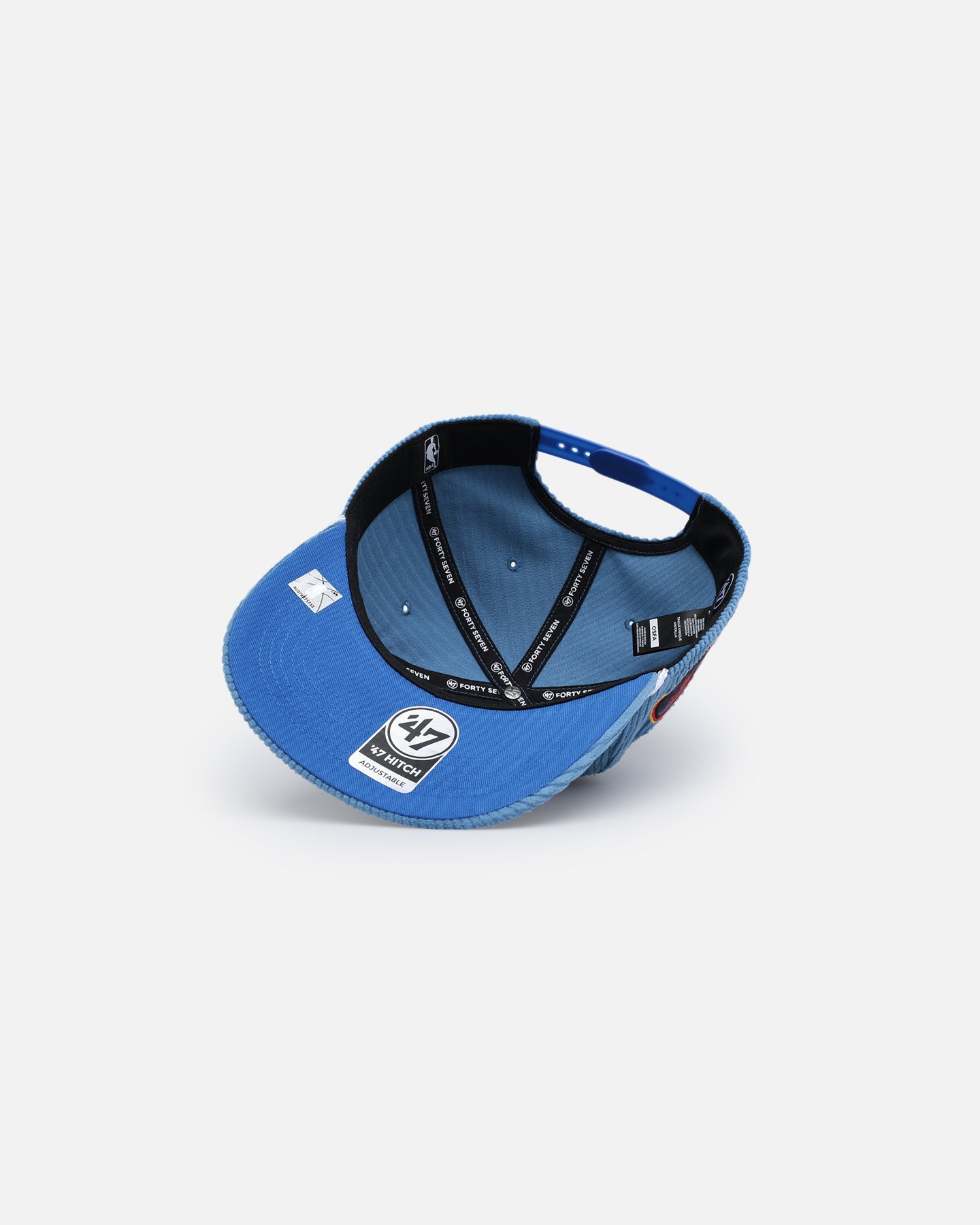 New York Knicks 47 Brand Slasher Hitch Snapback Montego Hat - Official NBA Team Logo Cap for Men & Women, Perfect for Basketball Games, Streetwear Fashion and Sports Fans