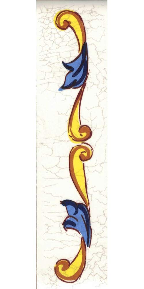 Hand-Painted Glazed Ceramic House Numbers - Spanish Technique for Personalized Address Plaques & Home Decor - Perfect for Mailboxes, Front Doors, and Garden Gates