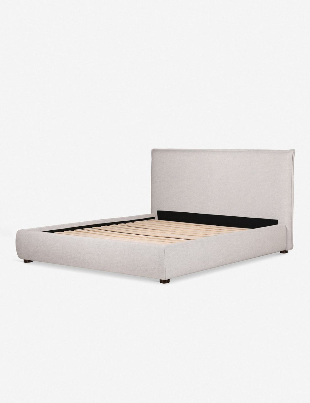 Cambria Queen Size Platform Bed Frame - Modern Wooden Bed with Storage & Headboard - Perfect for Bedroom, Guest Room & Small Spaces
