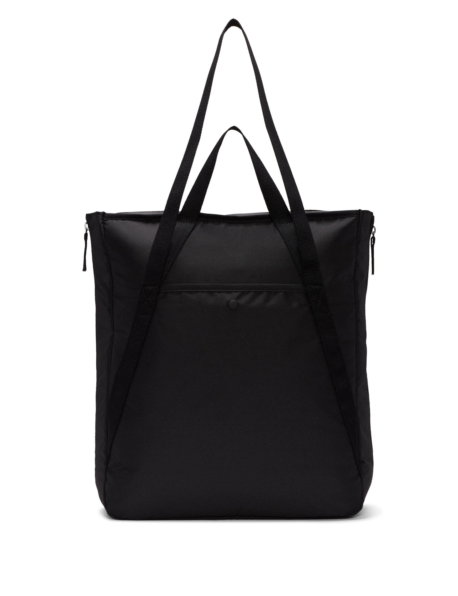 Premium Gym Tote Bag for Women & Men - Large Capacity Sports Duffle Bag with Shoe Compartment - Black/White - Perfect for Workouts, Travel & Yoga Classes