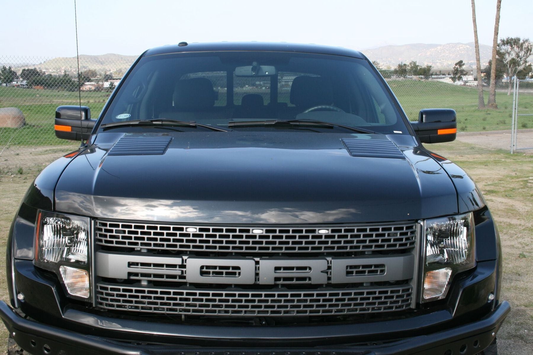 10-14 Ford Raptor OEM Style Hood Replacement - Durable Aftermarket Truck Hood for F-150 Raptor | Perfect for Off-Roading & Vehicle Restoration Projects
