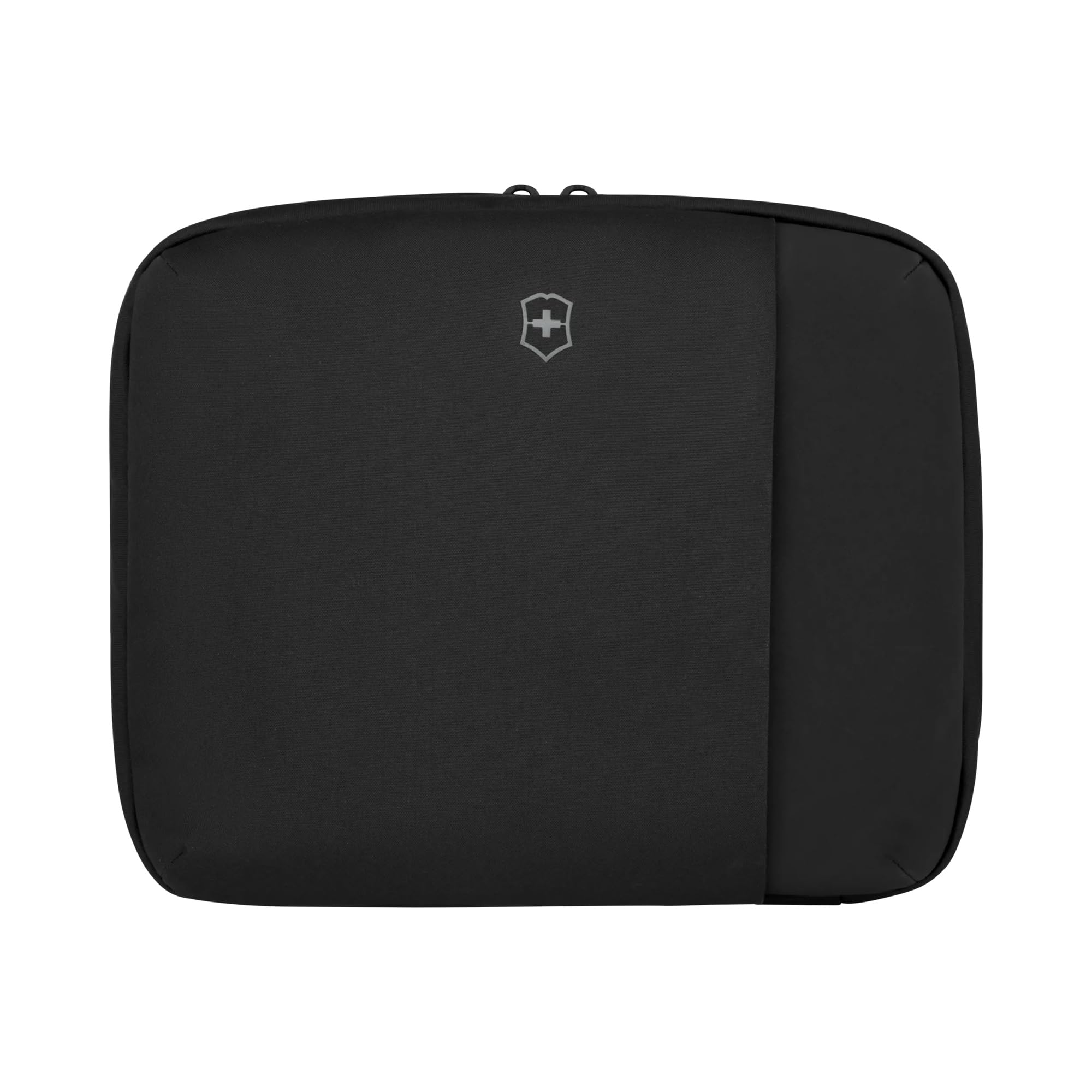 Victorinox Hanging Toiletry Bag for Travel - Waterproof & Easy-Clean Compartments, Compact Organizer for Toiletries & Cosmetics - Perfect for Camping, Business Trips & Vacation Packing (Black)