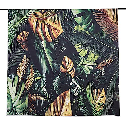 8 ft Vinyl Photography Backdrop Tropical Forest Leaves Printed - Wedding, Baby Shower, Birthday Party Decorations, Photo Booth Background