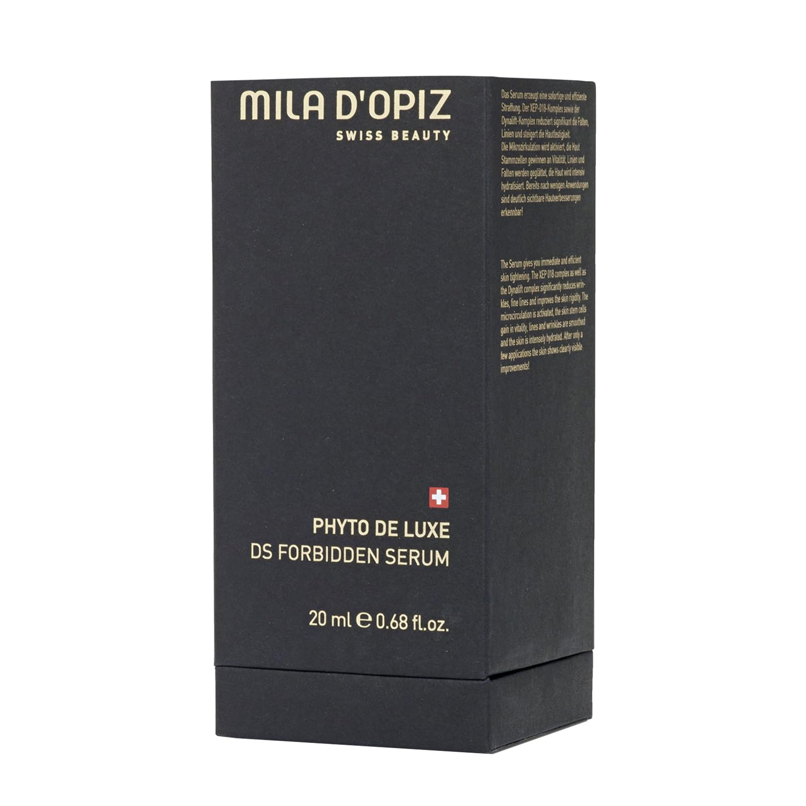 Mila d'Opiz Phyto De Luxe DS Forbidden Serum - Anti-Aging Face Serum with Gold & Silk Extracts for Skin Firming - 0.68 oz - Perfect for Daily Skincare Routine & Nighttime Rejuvenation