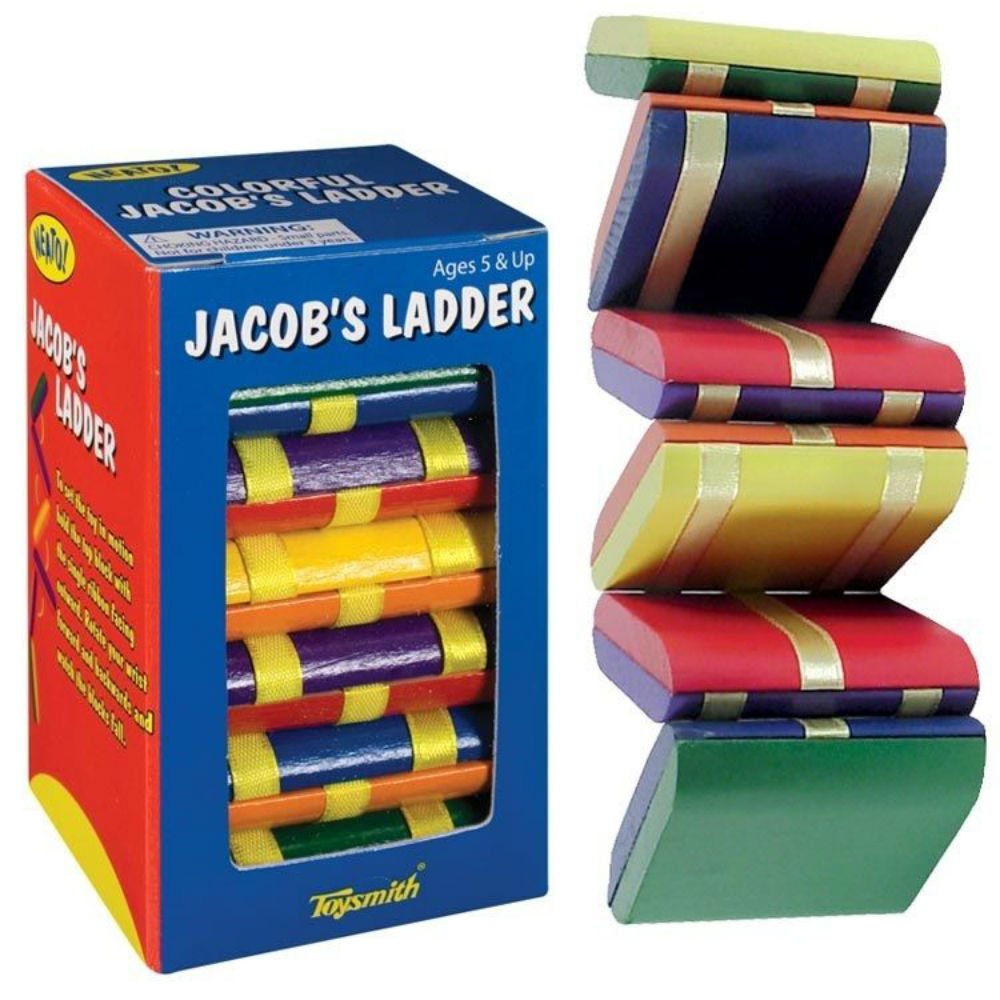 Autism Sensory Fidget Toys - Jacobs Ladder Therapy Tool for ADHD & Occupational Therapy - Stress Relief & Focus Aid for Kids & Adults