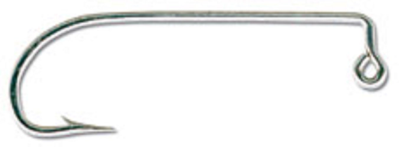 Mustad Classic Eyed Duratin O'Shaughnessy Jig Hooks - 100 Pack | Saltwater & Freshwater Fishing Hooks for Bass, Walleye, Trout | Ideal for Jigging, Casting & Trolling Techniques