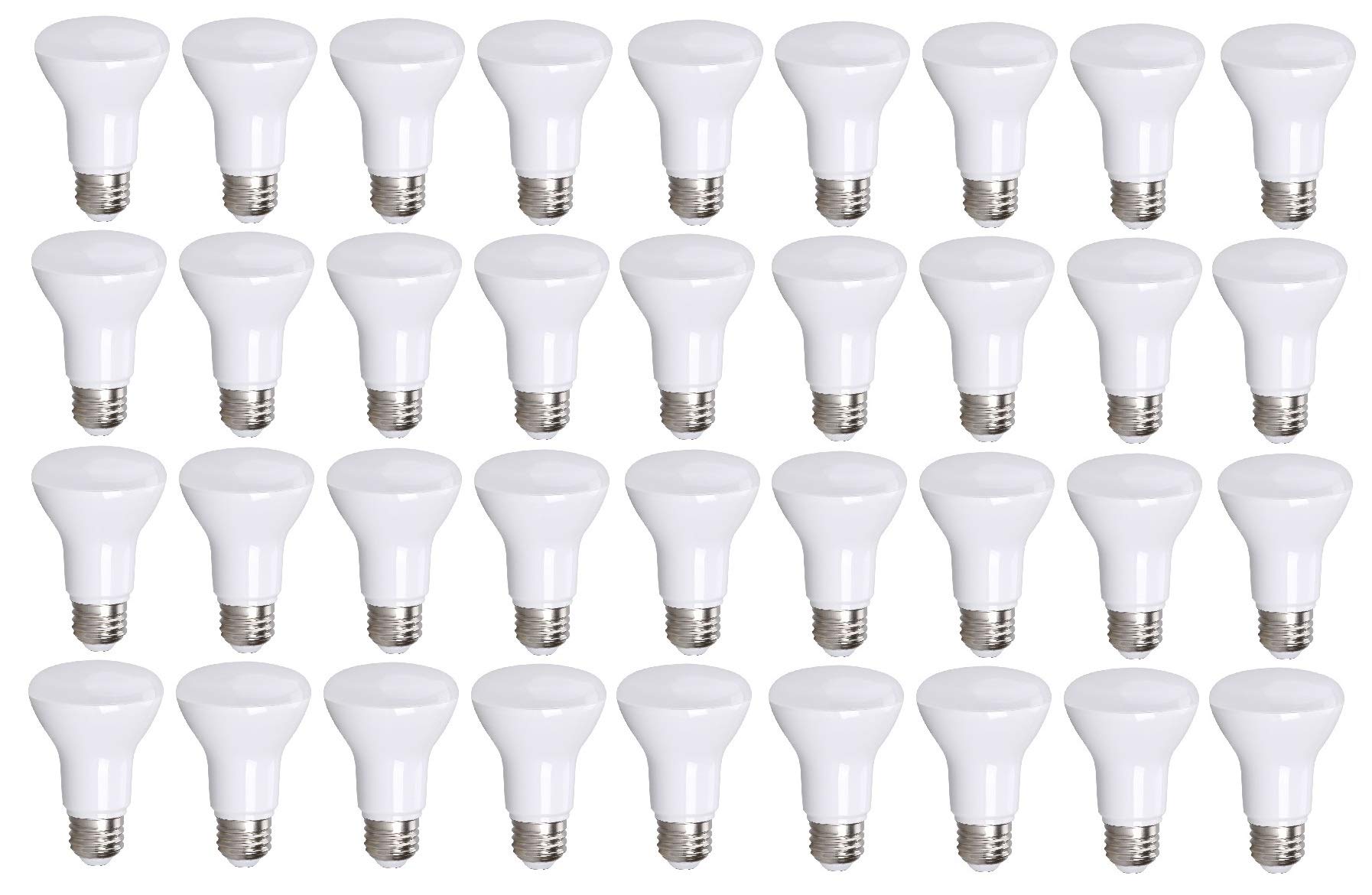 36 Pack 90 CRI BR20 LED Bulbs - 6W=50W Equivalent 4000K Cool White Dimmable Flood Light Bulbs (540 Lumens) for Indoor & Outdoor Use - UL Listed, Energy Efficient Lighting for Living Rooms, Kitchens, Porches and Garages