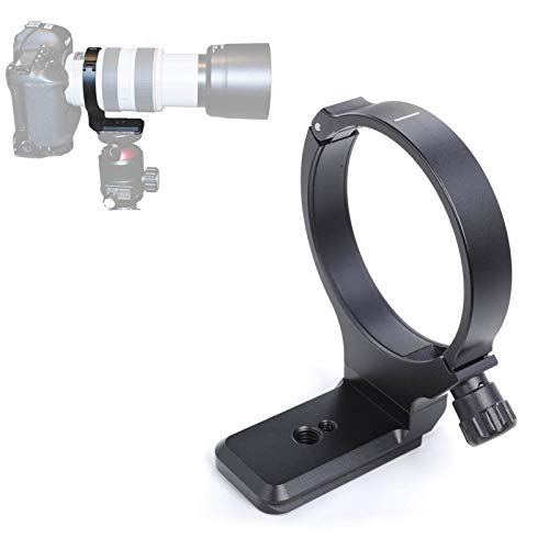 All-Metal Tripod Mount Ring Collar for Canon EF 28-300mm f/3.5-5.6L IS USM & 70-300mm f/4-5.6L IS USM Lenses - Arca-Swiss Quick Release Plate with 1/4