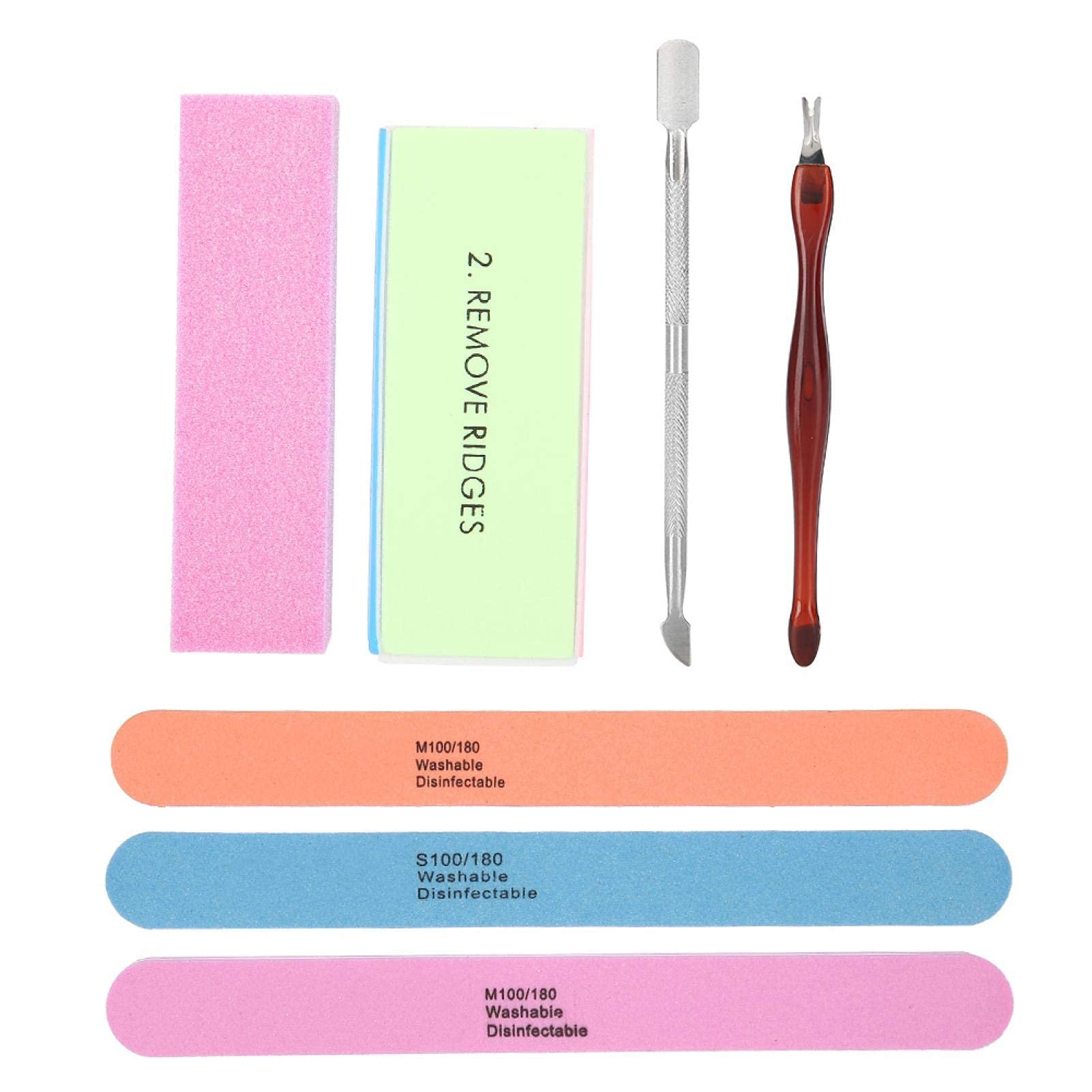 Professional Nail Files and Buffers Set - Manicure & Pedicure Kit for Women & Girls - Nail Care Tools for Smooth, Shiny Nails - Perfect for Home Salon, Travel, and DIY Nail Art