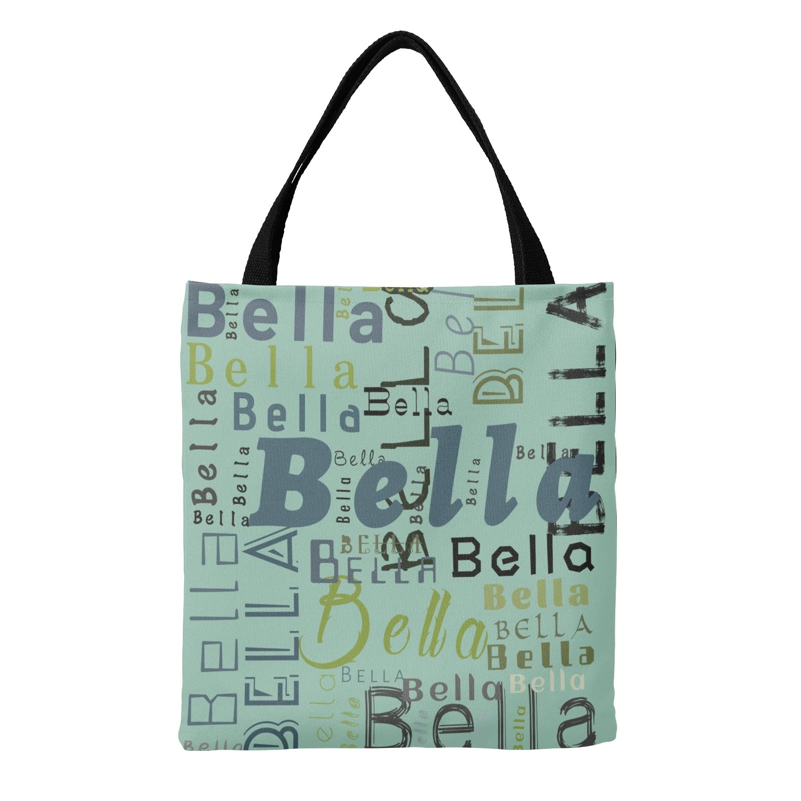 Custom Personalized Tote Bags for Women - Monogrammed Canvas Tote with Name - Perfect for Shopping, Beach, Work & Everyday Use