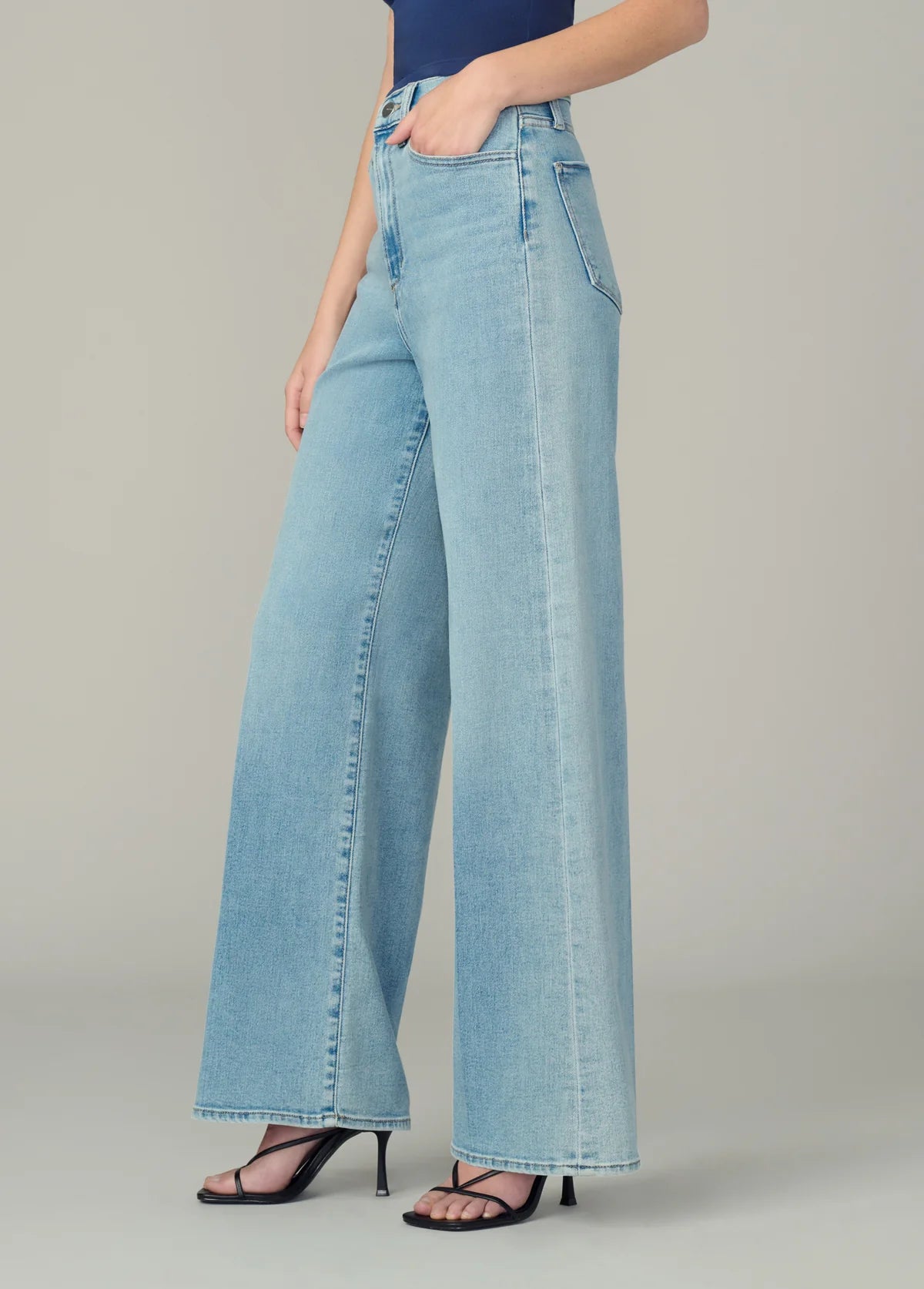 Mia High-Rise Wide Leg Jeans for Women - Comfortable & Stylish Stretch Denim Pants - Perfect for Casual Outfits, Workwear & Weekend Errands
