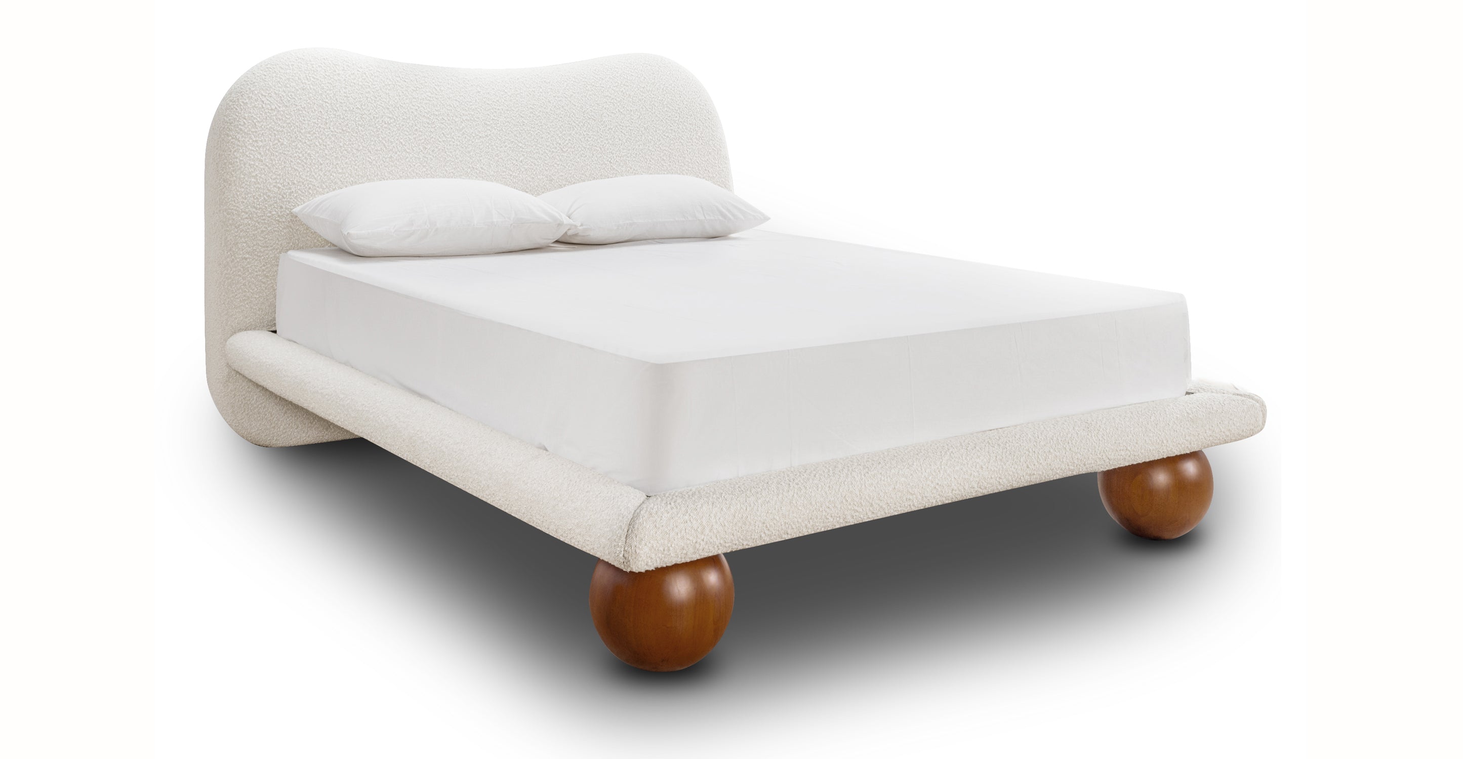 Orbit Queen Size Bed Frame - Sturdy Metal Platform Bed with Noise-Free Support, Easy Assembly - Perfect for Master Bedrooms, Guest Rooms & Small Spaces