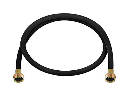 Ultra Durable 3/8 Inch x 5 Feet Rubber Washing Machine Hose - Heavy Duty Leak-Proof Replacement for Laundry Appliances - Perfect for LG, Samsung, Whirlpool, Maytag Washers (Home & Commercial Use)