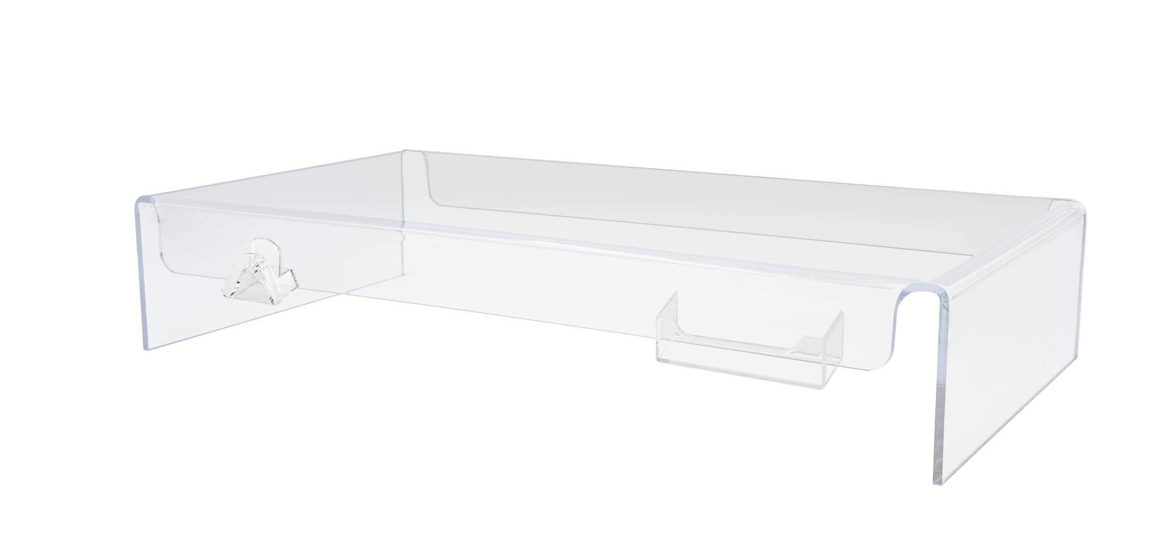 Premium Clear Acrylic Computer Stand Riser - 20