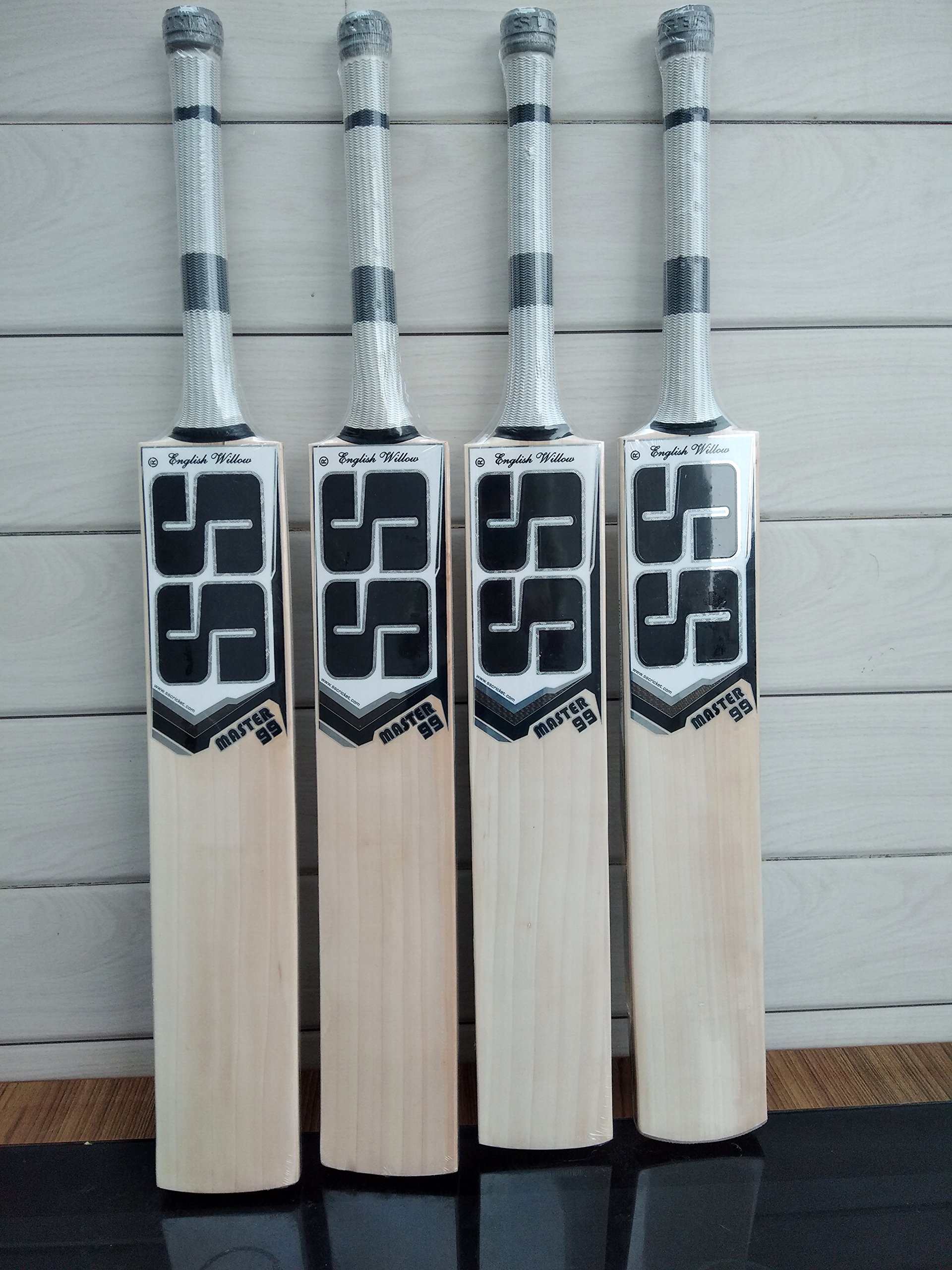 Premium English Willow Cricket Bat - Master 99 with Protective Cover | Professional Grade Cricket Equipment for Matches & Practice | Perfect for Club Players & Enthusiasts