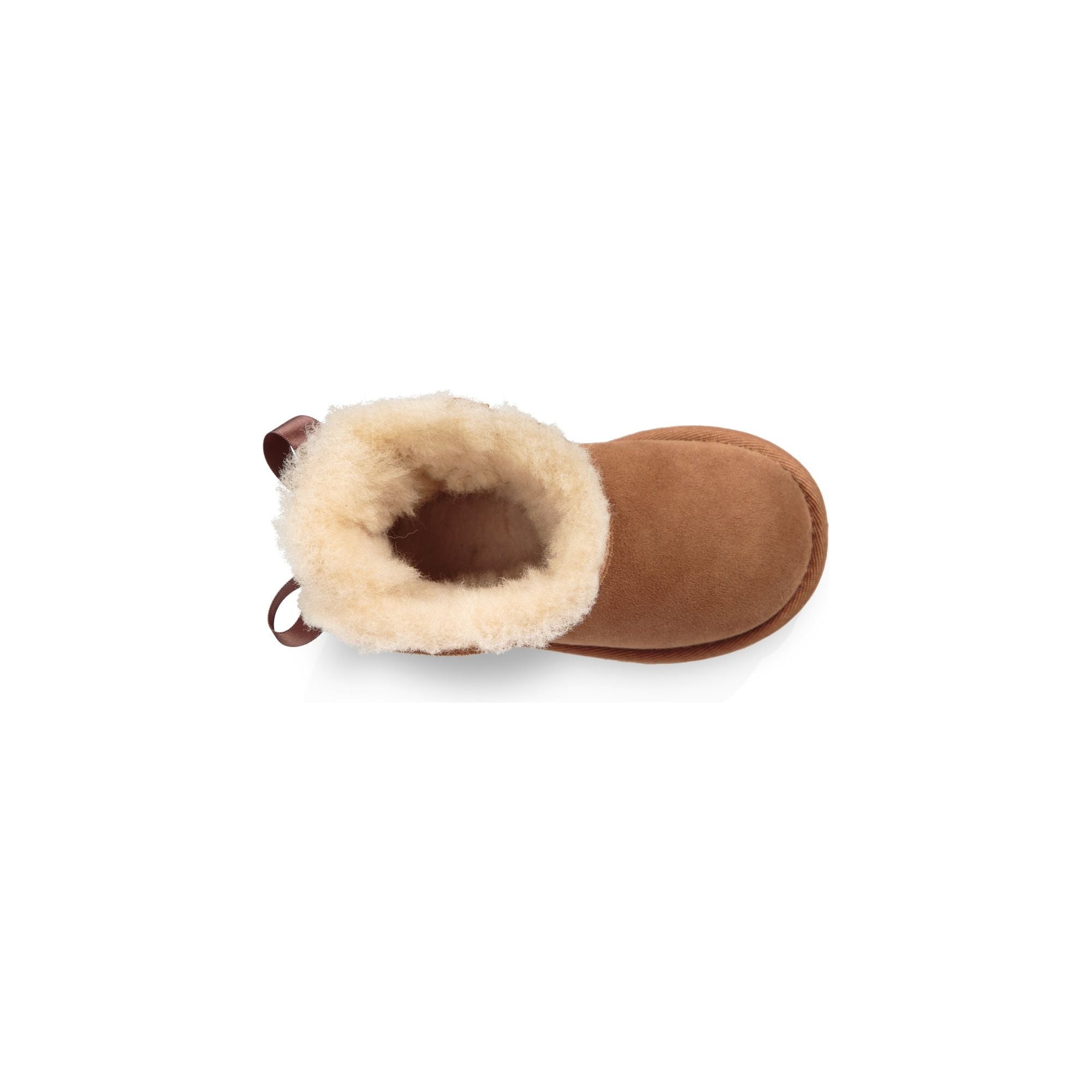 UGG Kids Mini Bailey Bow II Boot in Chestnut - Warm Winter Boots for Girls & Boys - Perfect for Snow, School & Outdoor Play