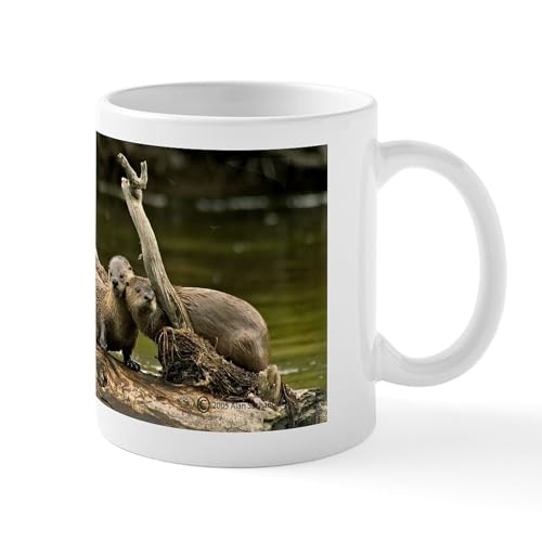 White - River Otter Mug