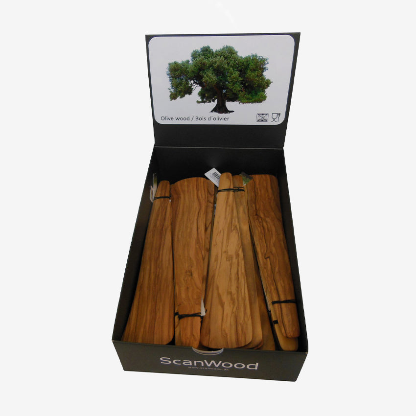 Premium Olive Wood Spatula CDU/20 - Handcrafted Kitchen Utensil for Cooking & Baking - Perfect for Stirring, Flipping & Serving - Eco-Friendly & Durable Wooden Turner for Home Chefs