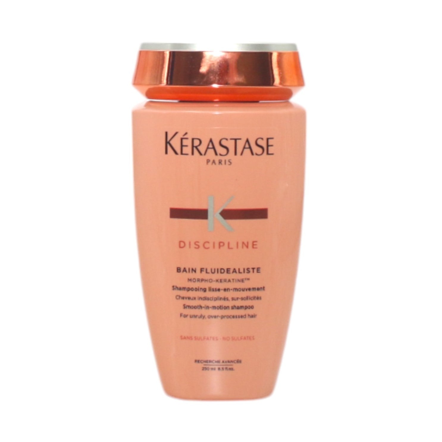 Kerastase Bain Fuidealiste Smooth in Motion Shampoo for Over-Processed Hair - 8.5 oz | Hydrating & Repairing Shampoo for Damaged Hair | Perfect for Daily Use & Salon-Quality Results at Home