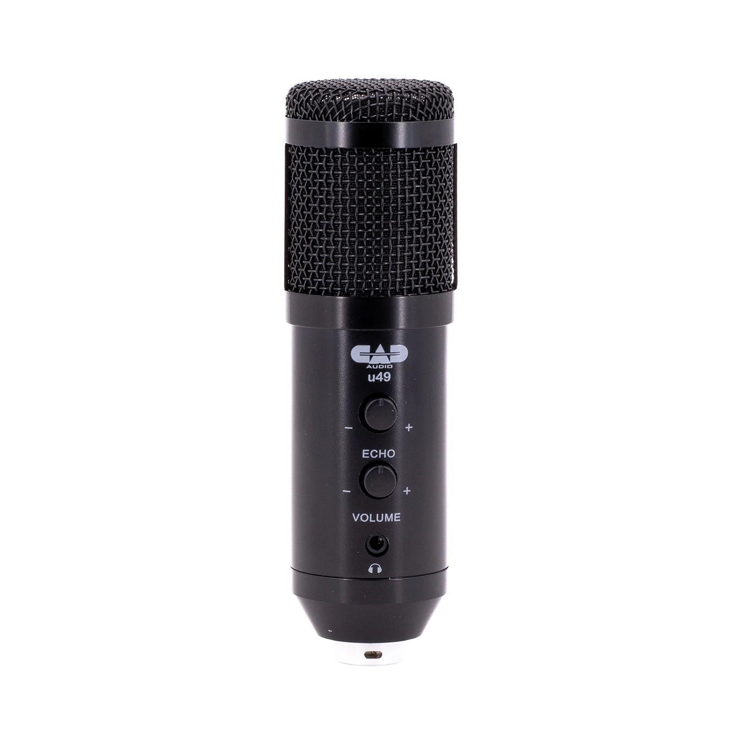 CAD U49 Side Address USB Condenser Microphone for Podcasting, Streaming & Voice Recording - Professional Studio Quality Mic for PC, Mac & Home Recording