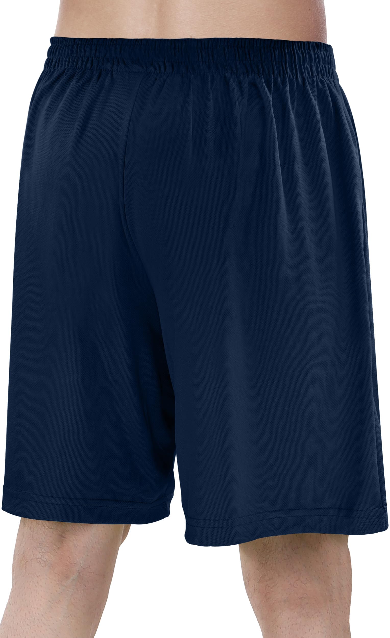 NY Threads Men's Quick Dry Athletic Shorts 2 Pack - Lightweight Running & Gym Workout Shorts with Pockets - Perfect for Jogging, Training & Casual Wear
