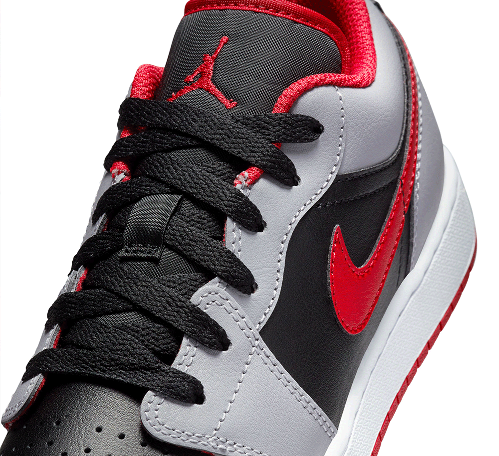AIR JORDAN 1 LOW (GS) Basketball Shoes for Girls - Retro Style Sneakers for School, Sports & Casual Wear