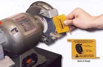 Bench Grinder Safety Gauge - Precision Tool for Sharpening & Grinding - Workshop & DIY Projects Essential