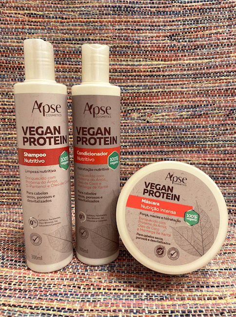 Apse Cosmetics Vegan Protein Hair Care Kit - Shampoo, Conditioner & Deep Conditioning Mask (3-Piece Set) for Damaged & Dry Hair | Cruelty-Free & Sulfate-Free Hair Treatment for Stronger, Healthier Locks | Perfect for Color-Treated & Chemically Processed Hair