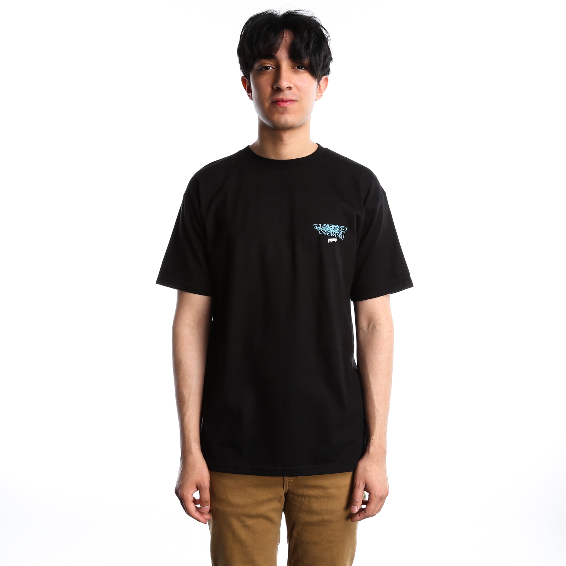 10 Deep Blurred Vision Graphic T-Shirt for Men - Black Cotton Streetwear Tee - Perfect for Casual Wear, Street Style & Urban Fashion