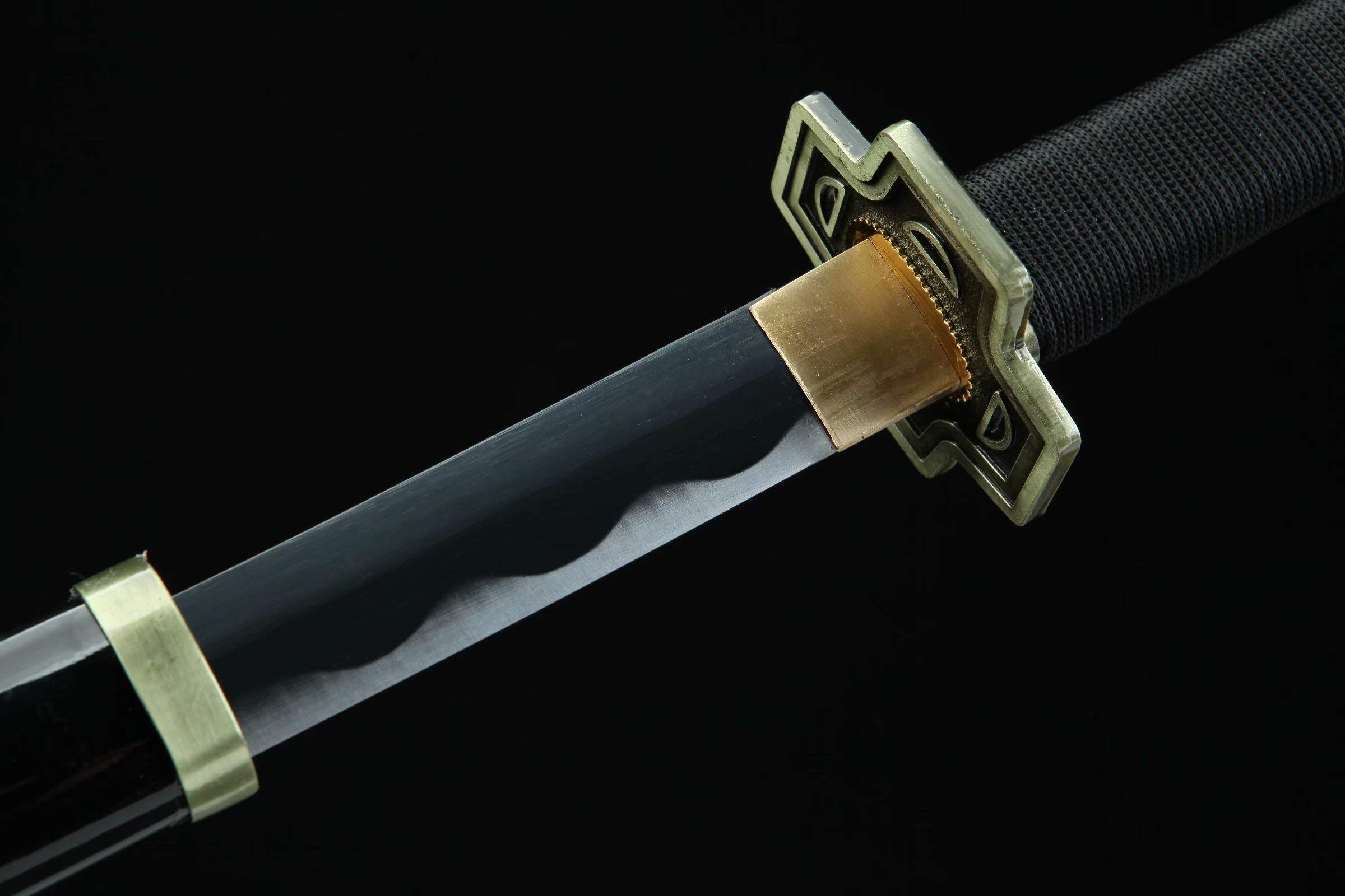 Premium Handmade One Piece Anime Katana - Shusui, Yubashiri, Wadou Ichimonji & Sandai Kitetsu Replica - Roronoa Zoro Cosplay Sword - 1045 Carbon Steel Blade - Perfect for Anime Conventions, Cosplay Events & Sword Collectors