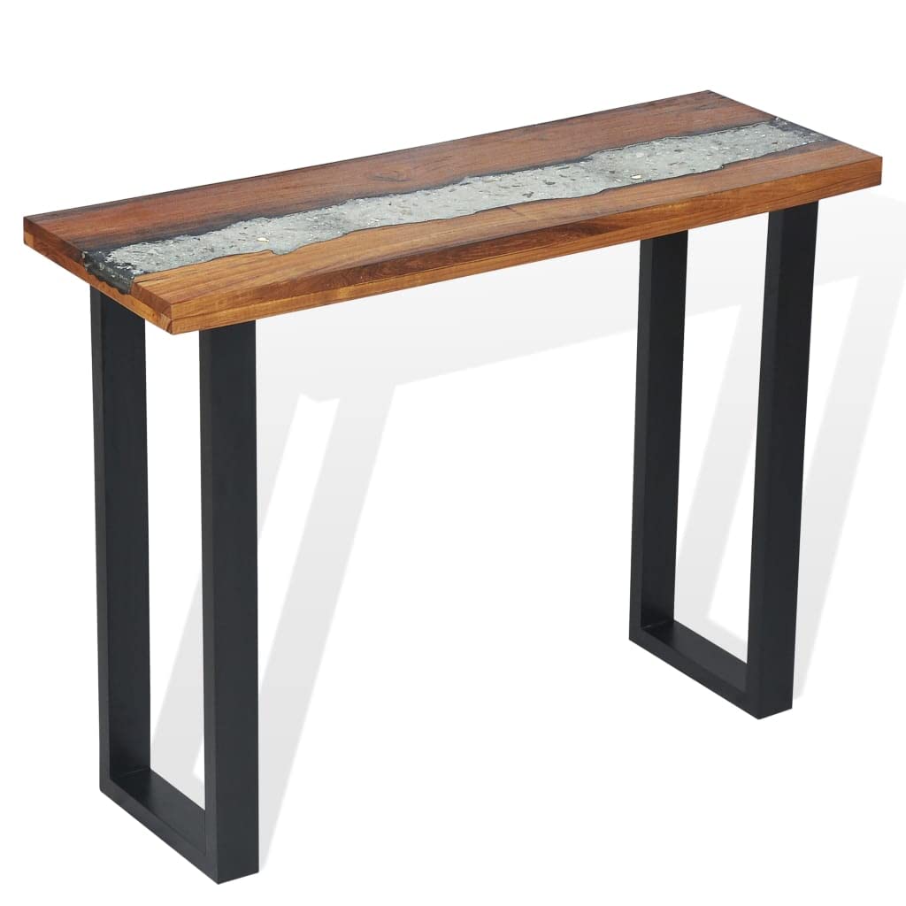 Teak Wood Console Table 39.4