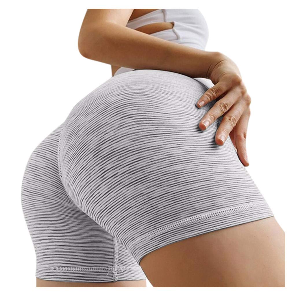 Posijego Women's High Waisted Tummy Control Shorts - Summer & Fall Stretch Compression Shorts for Work, Cottagecore Style, Comfortable Stockings & Casual Wear | Perfect for Office, Yoga & Everyday Outfits