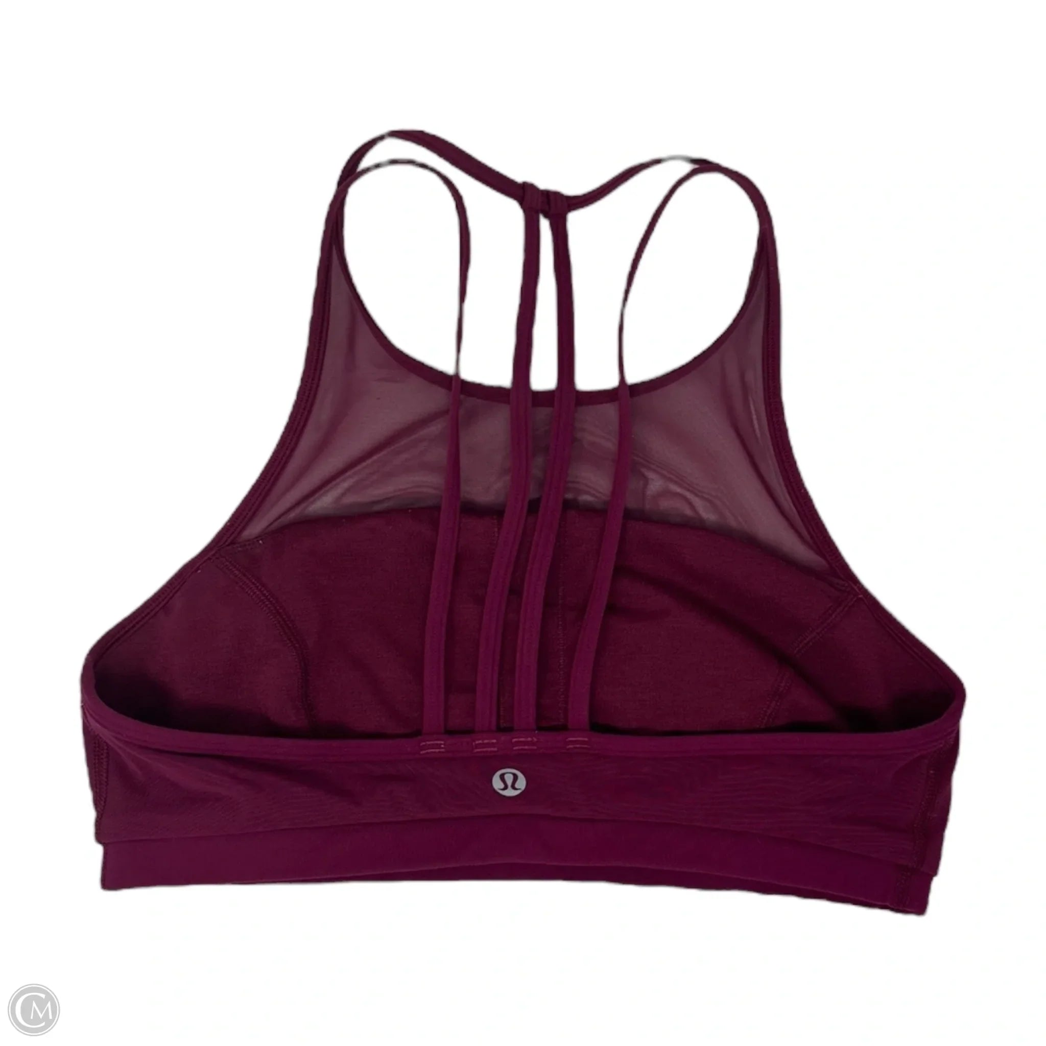 Lululemon Maroon Athletic Sports Bra - Size 6 for Women | High Support Workout, Yoga & Running Top for Active Lifestyles