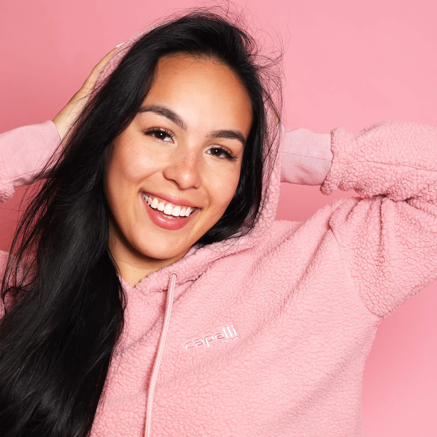 Women's Sherpa Cropped Pullover Hoodie - Soft Fleece Winter Sweatshirt for Casual Wear & Outdoor Activities