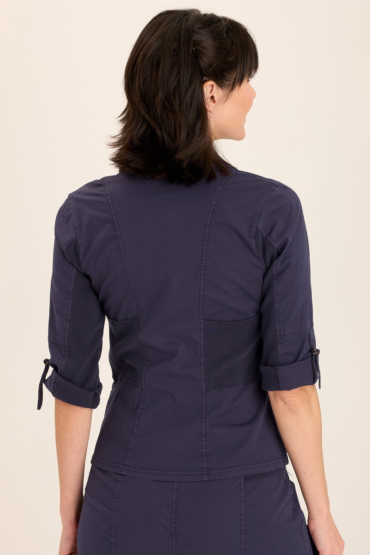 Wexel Poplin & Stretch Rib Fitted Cargo Jacket for Men - Lightweight Outdoor Adventure & Casual Wear
