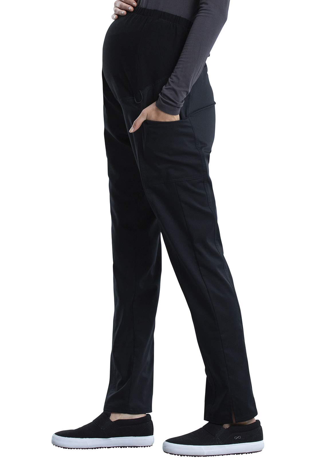 Cherokee Women's Workwear Scrubs Pants - Maternity Straight Leg WW155 - Comfortable Medical Uniform for Nurses & Healthcare Professionals
