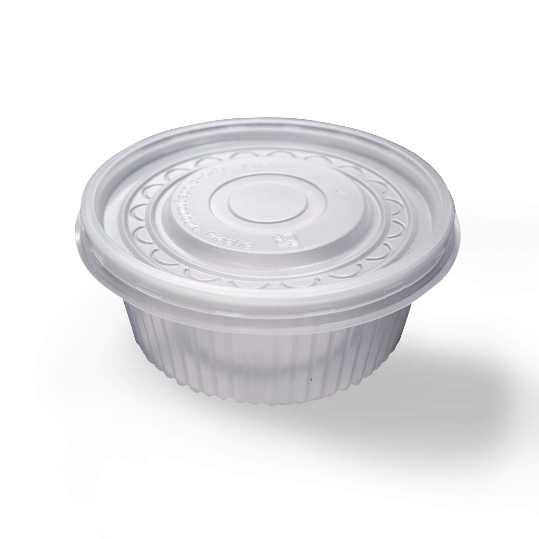 Eco-Friendly Biodegradable Plastic Lunch Box Set - 20pcs Microwave Safe Food Storage Containers with Lids for Meal Prep, Office Lunch & Picnics