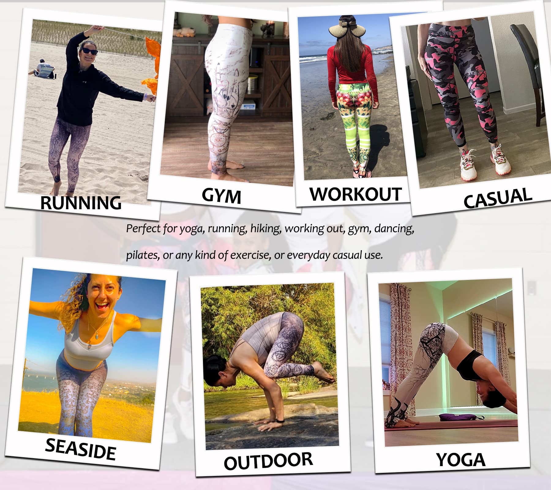 Sustainable High Waisted Yoga Capris with Pockets - Women's Workout Leggings for Fitness, Running & Yoga | Comfortable & Stylish Activewear for Gym, Lounge & Outdoor Activities
