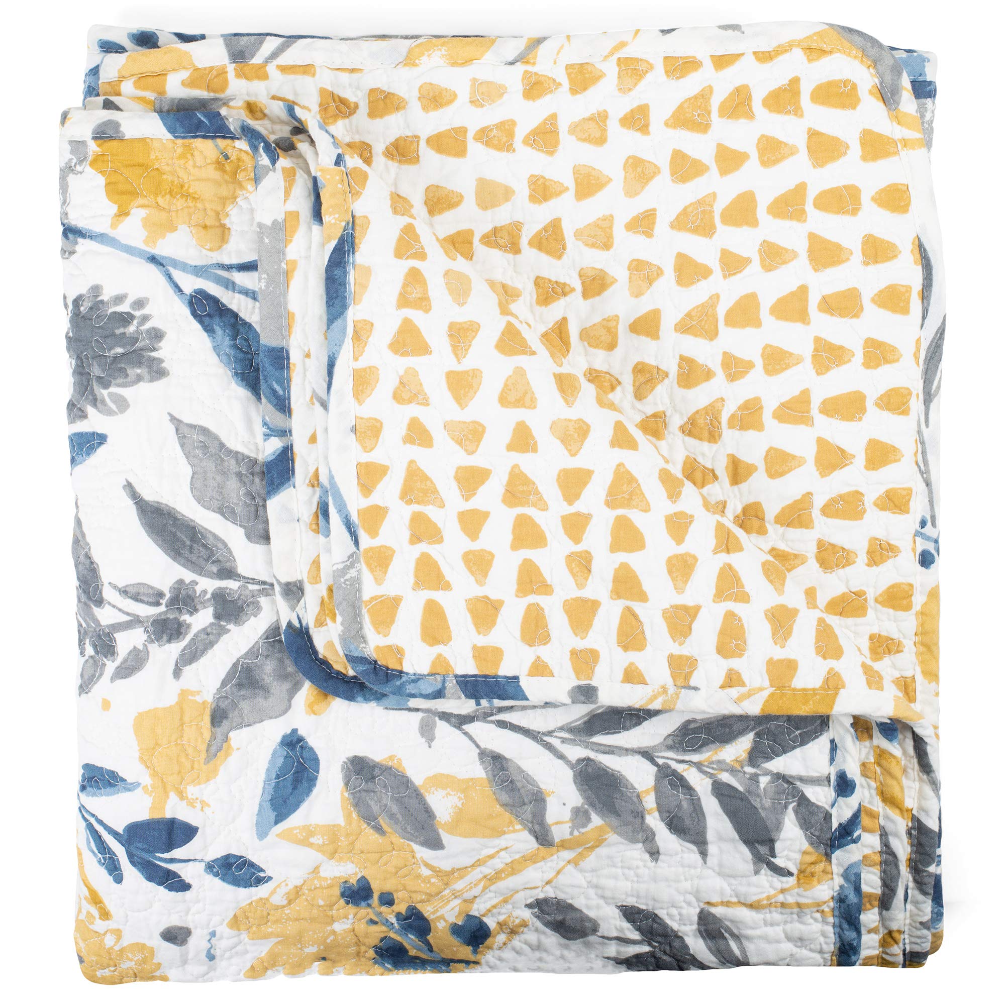C&F Home 82450 Natural Mini Quilt Set - Queen/Full Size 90x92 Inches with 2 Standard Shams | Soft Bedding for Cozy Bedrooms & Guest Rooms