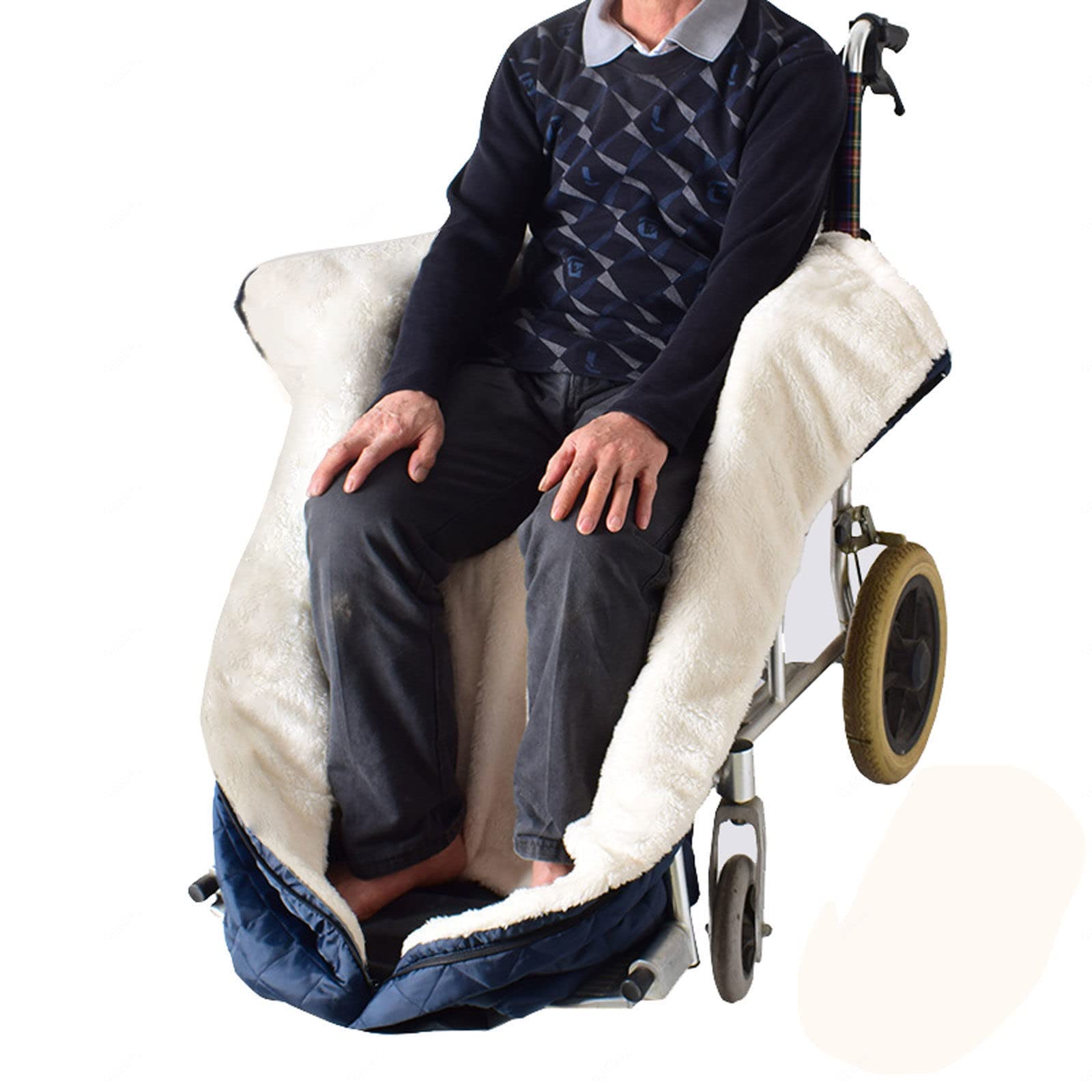 **VVLXRIC Wheelchair Covers for Adults - Windproof & Cold Protection Blanket, Machine Washable Electric Wheelchair Accessories for Patients & Disabled - Ideal for Outdoor Use, Travel & Daily Comfort**