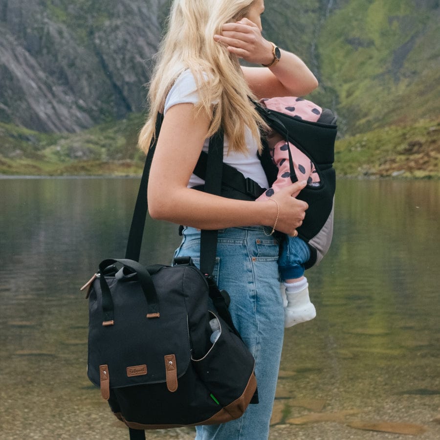Babymel Robyn Eco-Friendly Diaper Bag for Moms - Stylish & Spacious Baby Essentials Organizer - Perfect for Travel, Daycare & On-the-Go Parenting