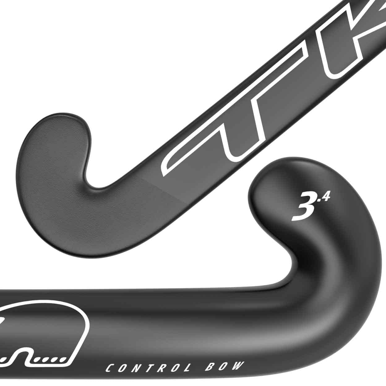 TK 2023 Edition 3.4 Control Bow Field Hockey Stick - Lightweight Carbon Fiber Stick for Midfielders & Attackers - Perfect for Competitive Play & Training Sessions