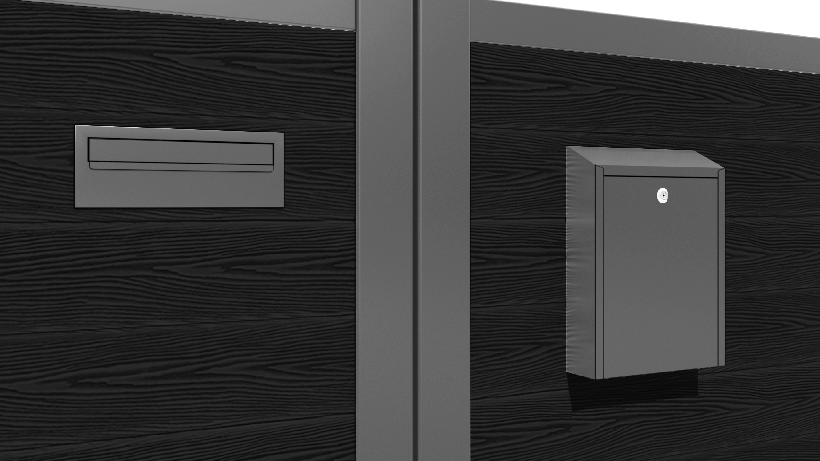 Classic Linea Straight Top Driveway Gate - Black Powder-Coated Steel - Durable & Secure for Residential & Commercial Use - Perfect for Driveways, Gardens & Property Entrances