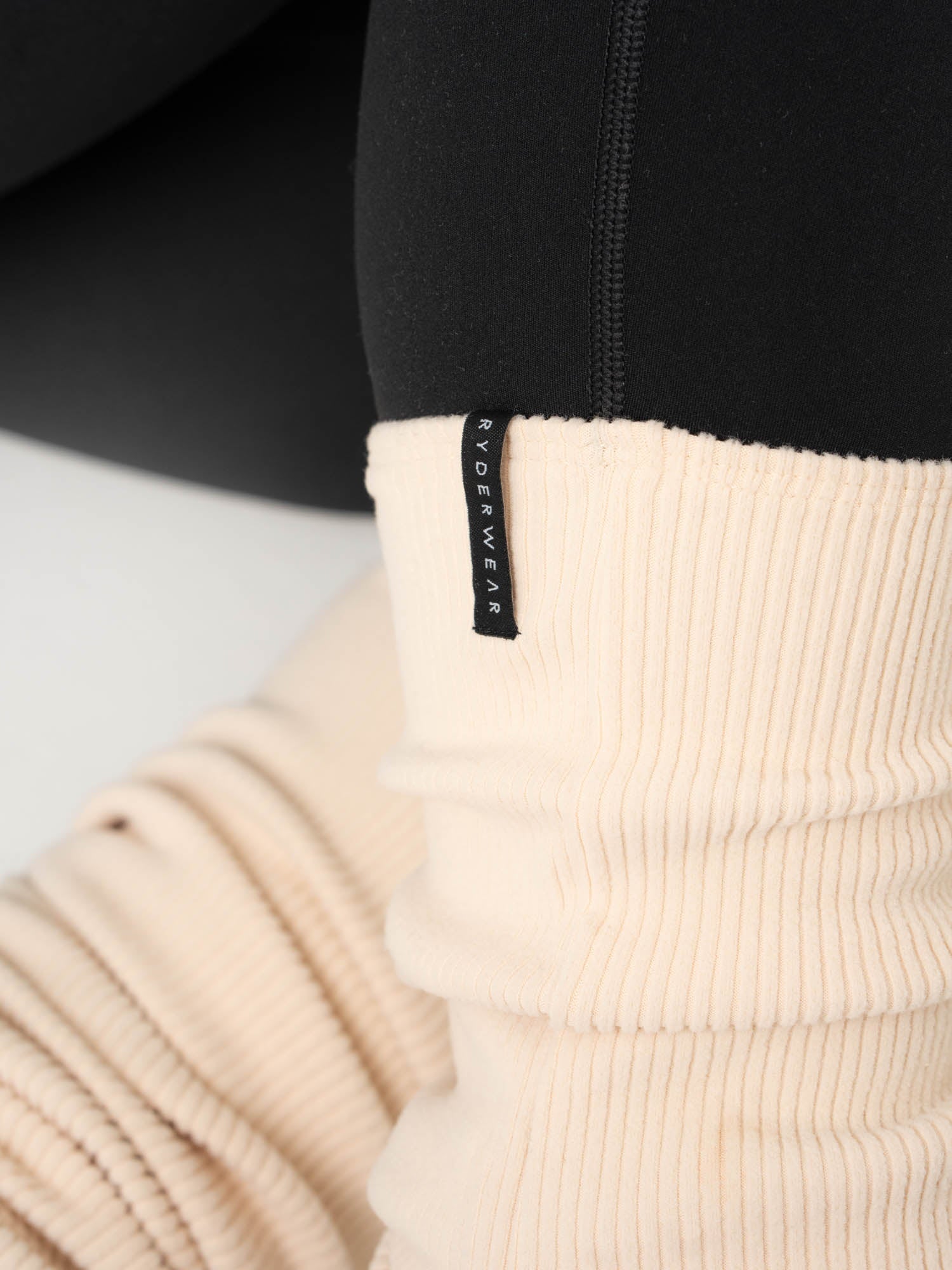 Latte Stonewash Leg Warmers for Women - Cozy Knit Winter Accessories for Yoga, Running, and Cold Weather Fashion