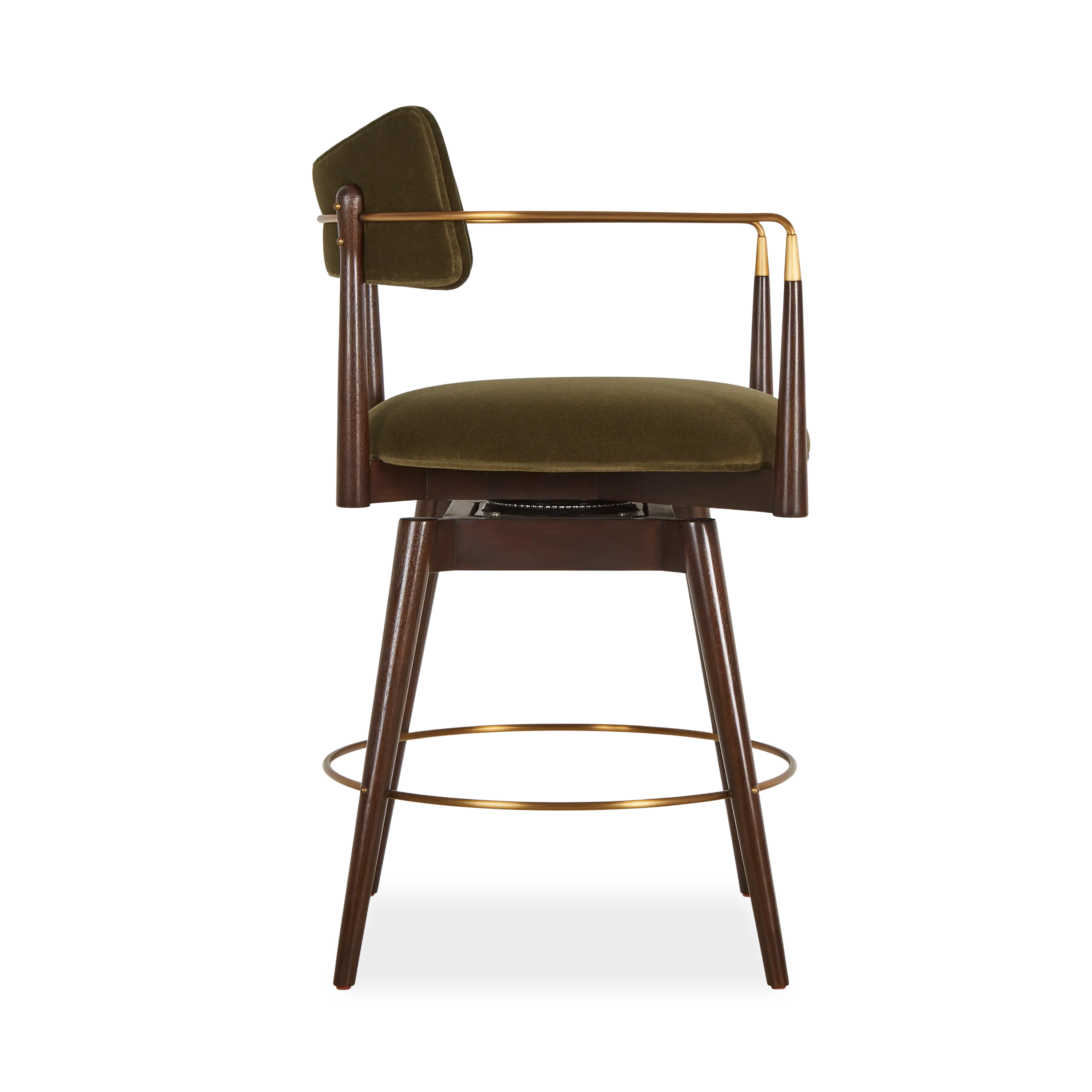 Durrant Swivel Counter Stool - Adjustable Height Bar Stool with 360° Rotation, Modern Kitchen Island Stool for Dining & Home Decor - Perfect for Kitchen, Bar, Breakfast Nook & Office