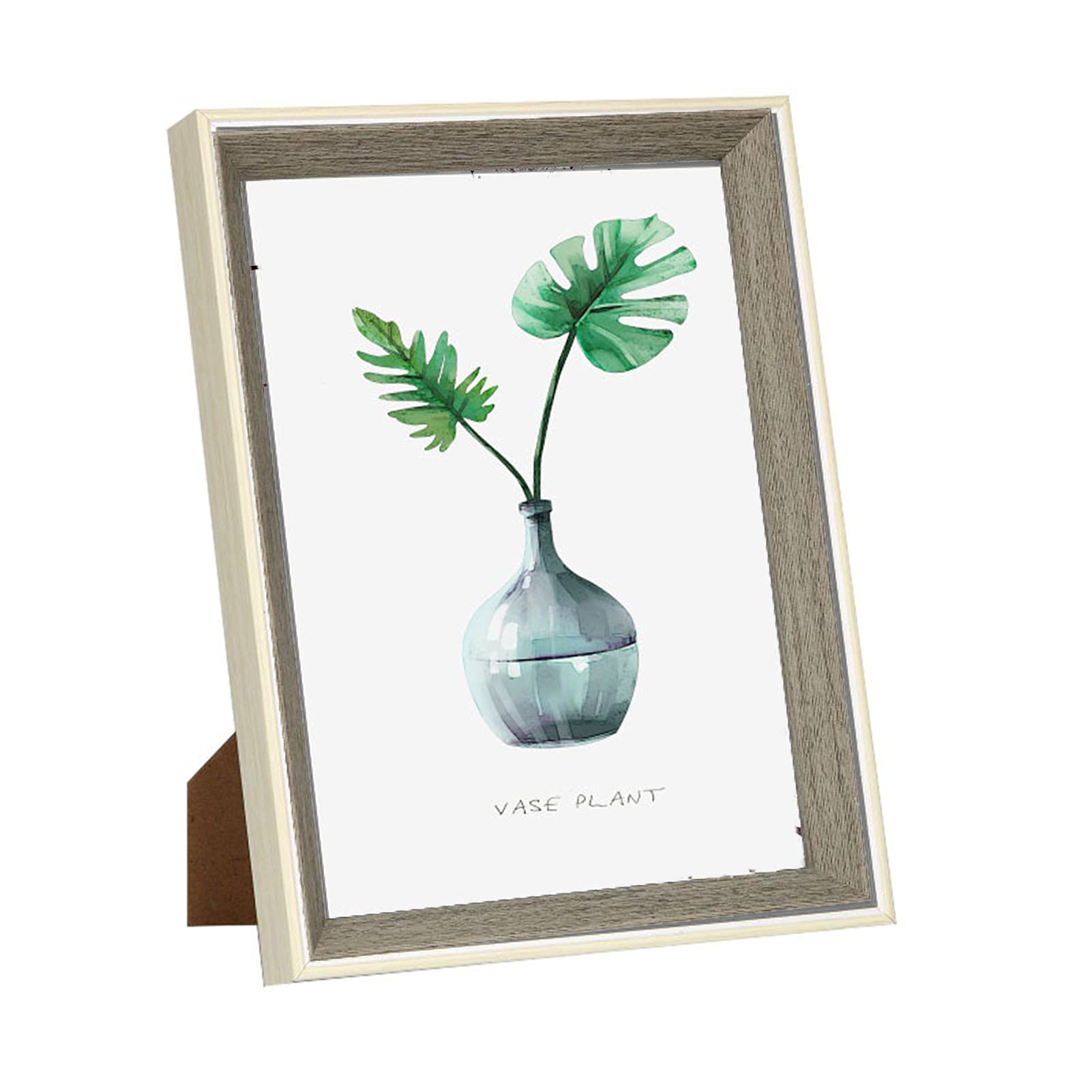 Nordic Style Photo Holder - HEVIRGO Wall Gallery Picture Frames Set, Multi-Size Easy Install Photo Display for Home Decor (Grey, 6-Pack) - Perfect for Living Room, Bedroom & Office Wall Art Arrangement
