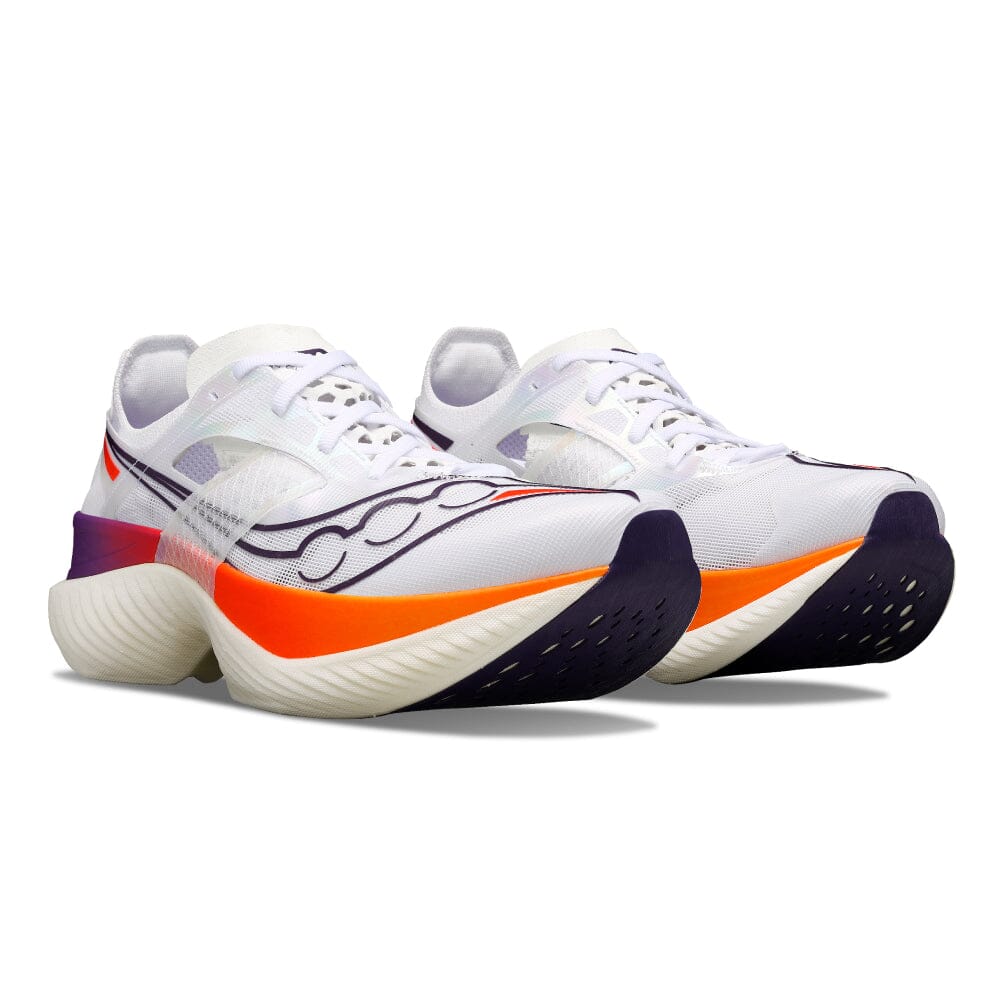 Saucony Men's Endorphin Elite Running Shoes - Lightweight Carbon Fiber Racing Sneakers for Marathon & Road Running | Perfect for Competitive Runners & Speed Training