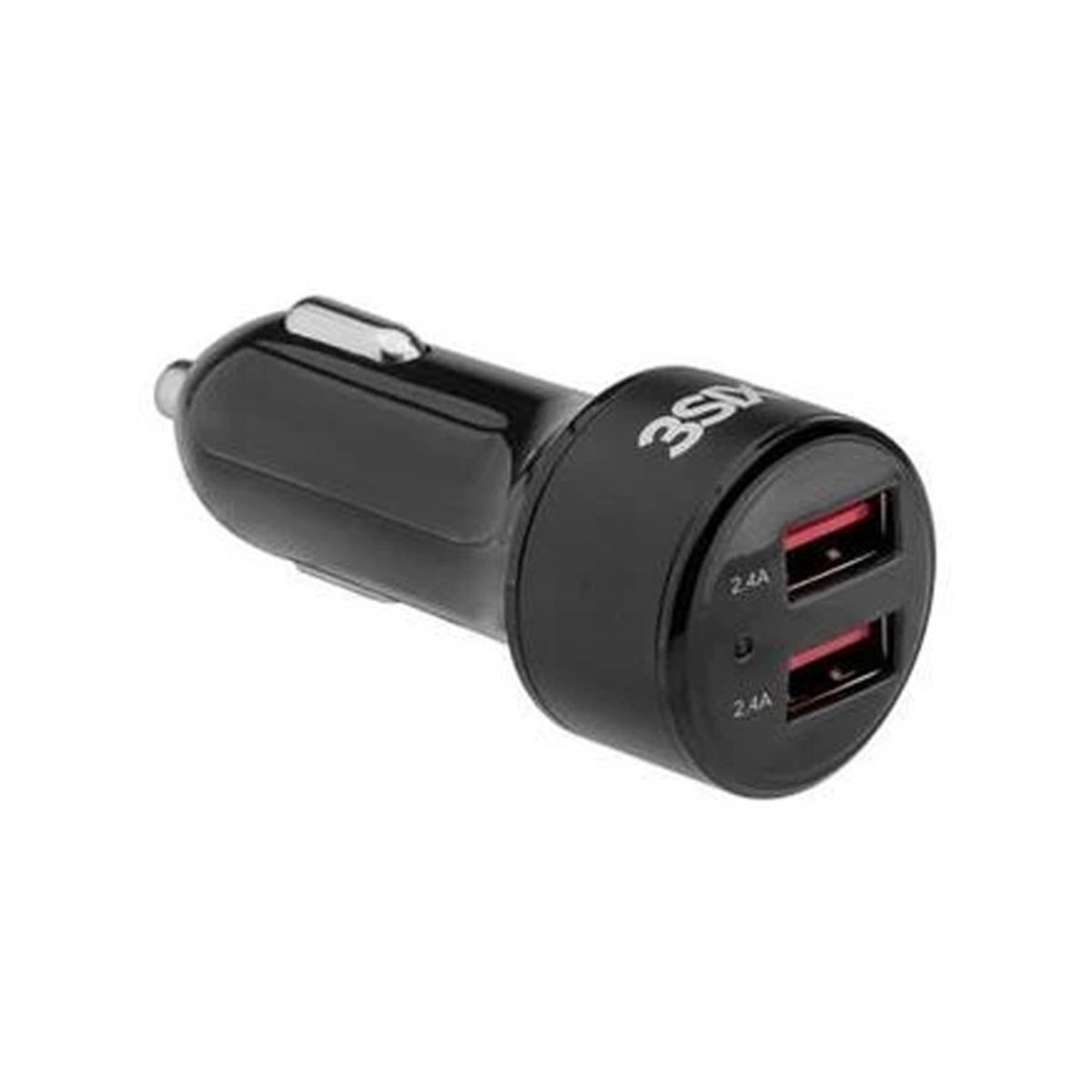 3sixT Fast Car Charger 4.8A Dual USB Port - Quick Charge for iPhone, Android & More - Perfect for Road Trips & Daily Commute