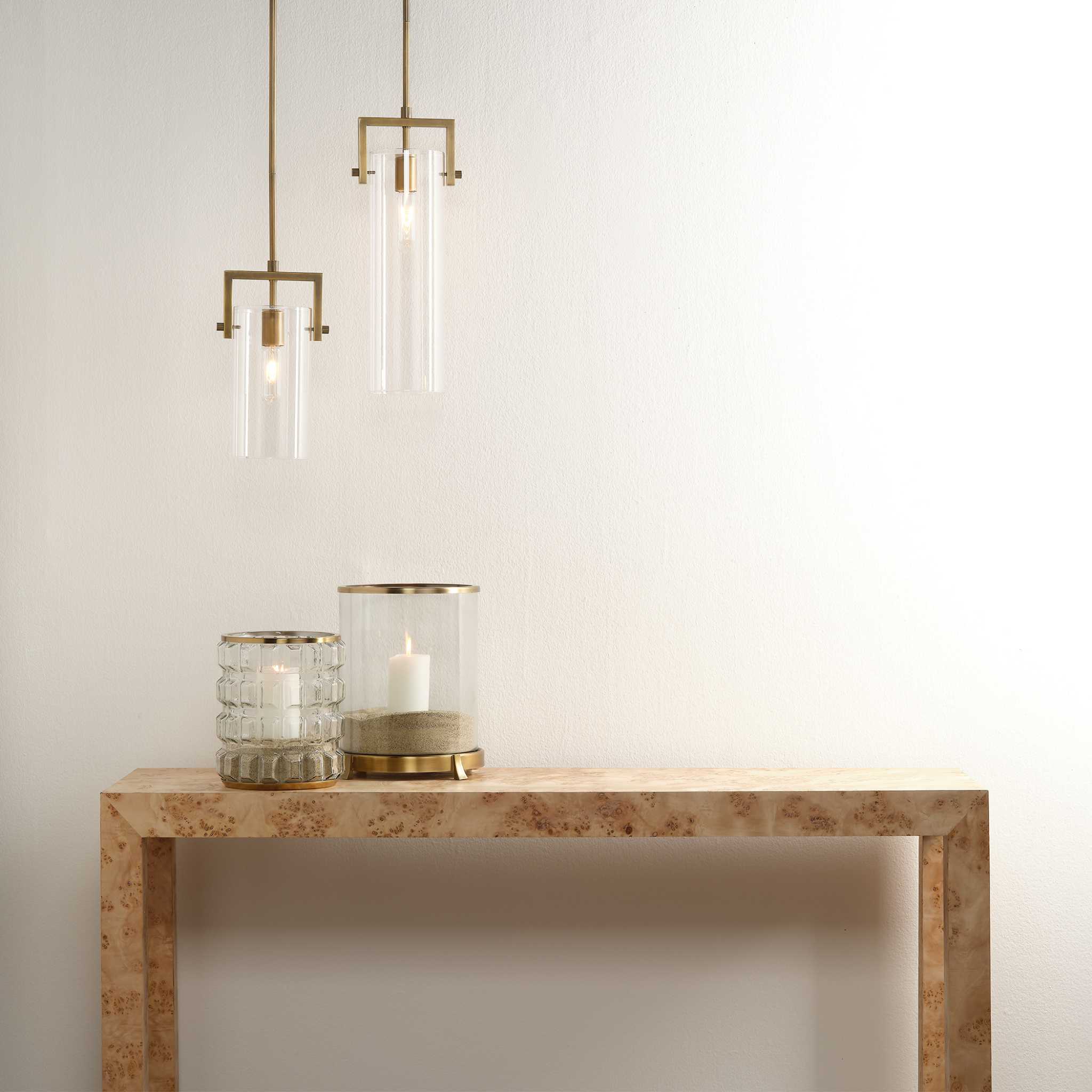 Modern Wooden Archer Console Table - Entryway Sofa Table, Hallway Accent Table for Home Decor - Perfect for Living Room, Bedroom, or Foyer