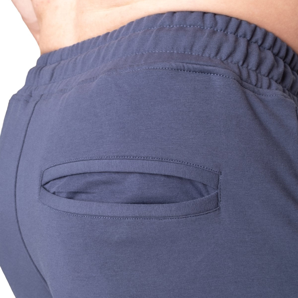 Better Bodies Tapered Sweatshorts for Men - Sky Blue Athletic Shorts with Pockets | Gym, Running, Lounge & Casual Wear